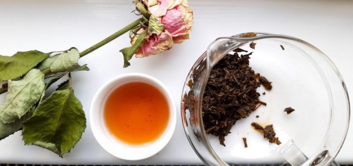 japán organikus fermentált tea, rosecha